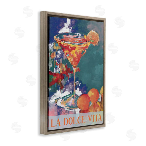 Stupell Industries Jane Slivka | Citrus Cocktail On Blue Wall Art
