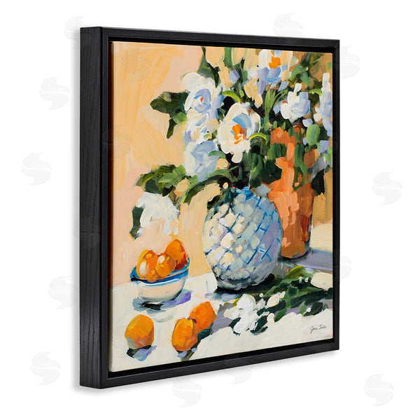 Stupell Industries Jane Slivka | Contemporary Oranges And Spring Florals Table Still Life Wall Art
