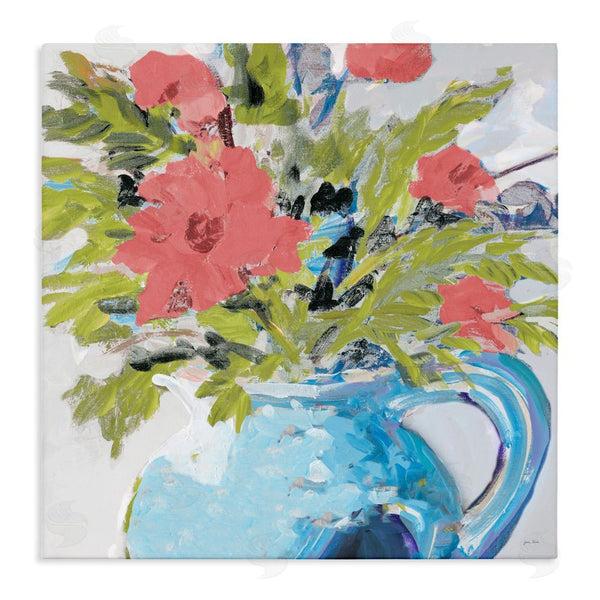 stupell industries Jane Slivka | Daisies in Blue Vase Wall Art