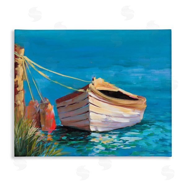 stupell industries Jane Slivka | Docked Boat in Lake Wall Art