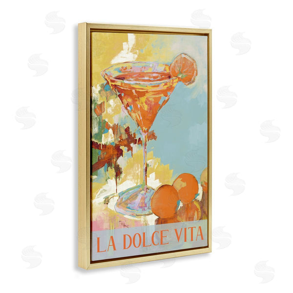 Stupell Industries JANE SLIVKA | Dolce Vita Summer Cocktail