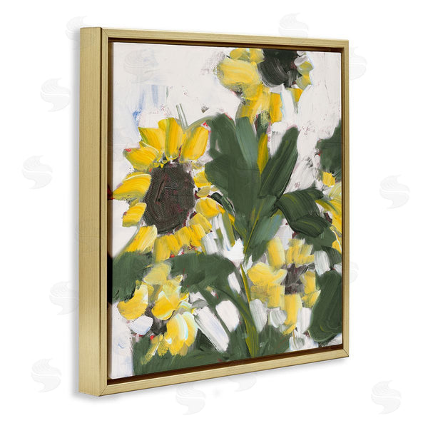 Stupell Industries Jane Slivka | Expressive Sunflower Brush Strokes