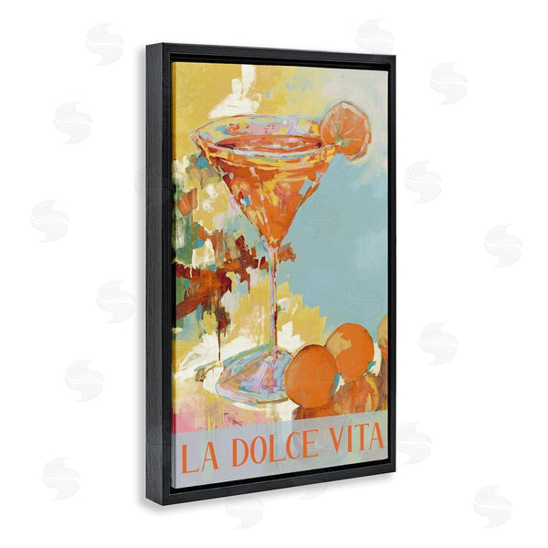Stupell Industries Jane Slivka | La Dolce Vita Citrus Cocktail Wall Art