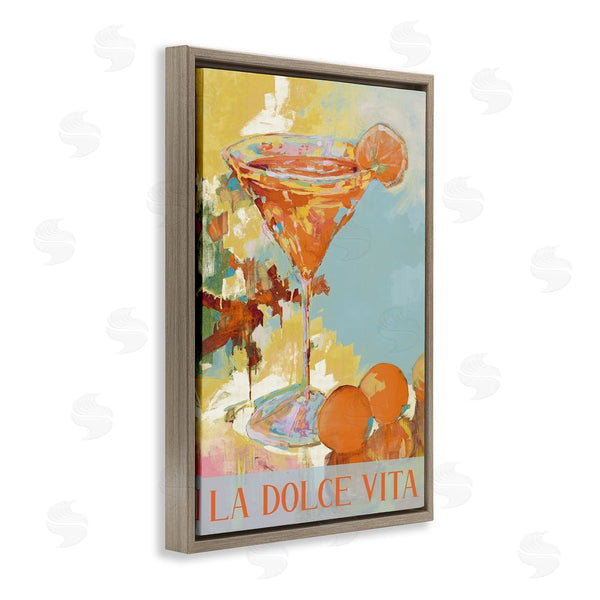 Stupell Industries Jane Slivka | La Dolce Vita Citrus Cocktail Wall Art