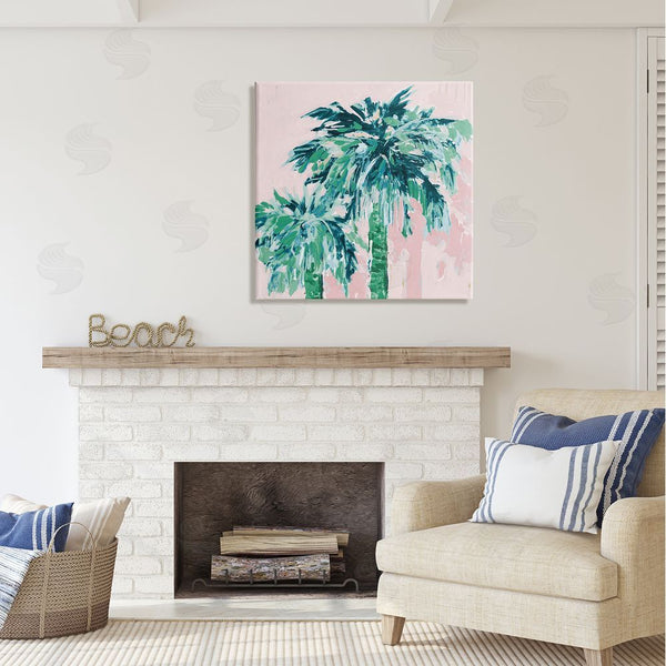 Stupell Industries Jane Slivka | Modern Green & Pink Palms Wall Art