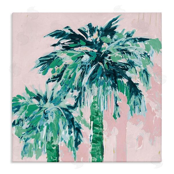 stupell industries Jane Slivka | Modern Green & Pink Palms Wall Art