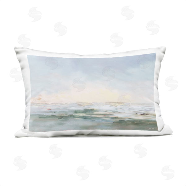 Stupell Industries JANE SLIVKA | Ocean Horizon Abstract Coast Printed Throw Pillow