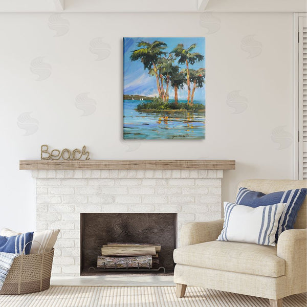 Stupell Industries Jane Slivka | Palm Island Painting Wall Art