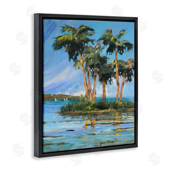 Stupell Industries Jane Slivka | Palm Island Painting Wall Art