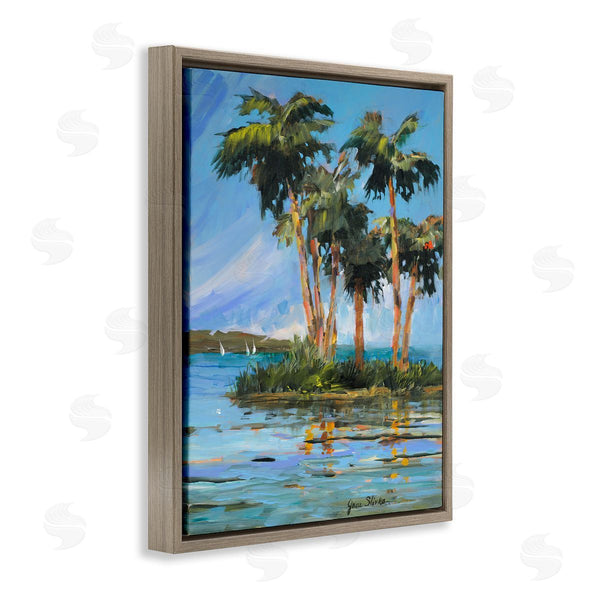 Stupell Industries Jane Slivka | Palm Island Painting Wall Art