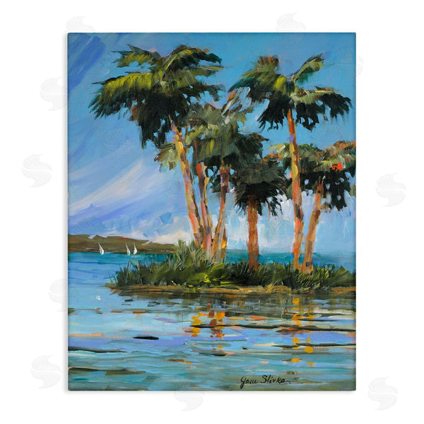 stupell industries Jane Slivka | Palm Island Painting Wall Art