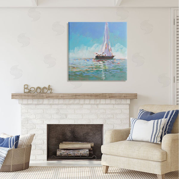 Stupell Industries Jane Slivka | Quiet Sailing Painting Wall Art