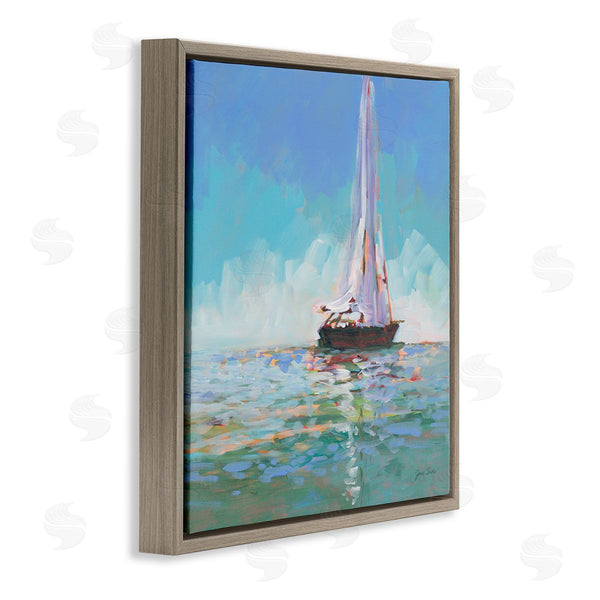 Stupell Industries Jane Slivka | Quiet Sailing Painting Wall Art