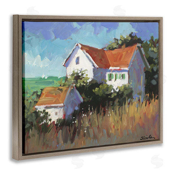 Stupell Industries JANE SLIVKA | Seaside House With Ocean View