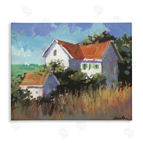 stupell industries JANE SLIVKA | Seaside House with Ocean View