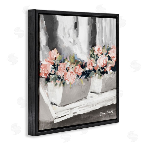 Stupell Industries Jane Slivka | Soft Pink Roses Abstract Florals On Delicate Edge Wall Art