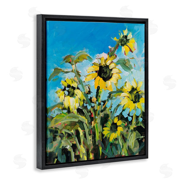 Stupell Industries Jane Slivka | Summer Sky Sunflower Field Contemporary Farm Florals Wall Art