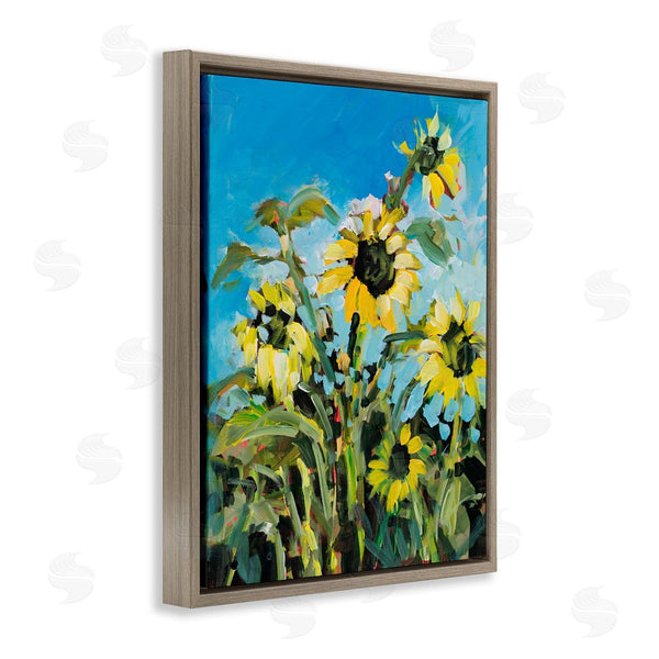 Stupell Industries Jane Slivka | Summer Sky Sunflower Field Contemporary Farm Florals Wall Art