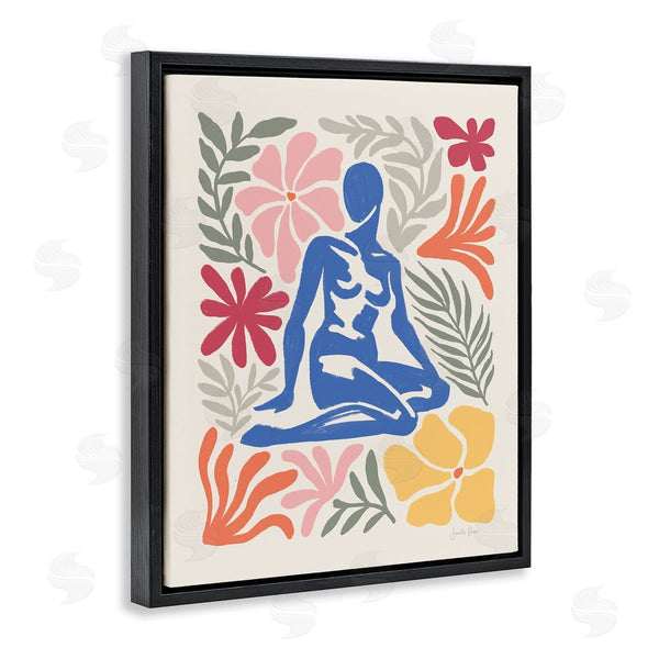 Stupell Industries Janelle Penner | Abstract Garden And Woman Wall Art