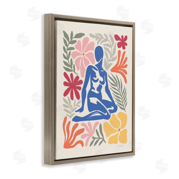 Stupell Industries Janelle Penner | Abstract Garden And Woman Wall Art