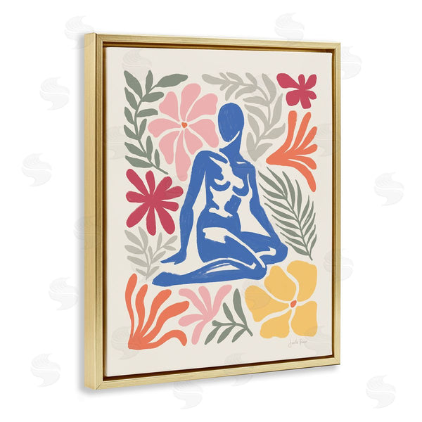 Stupell Industries Janelle Penner | Abstract Garden And Woman Wall Art