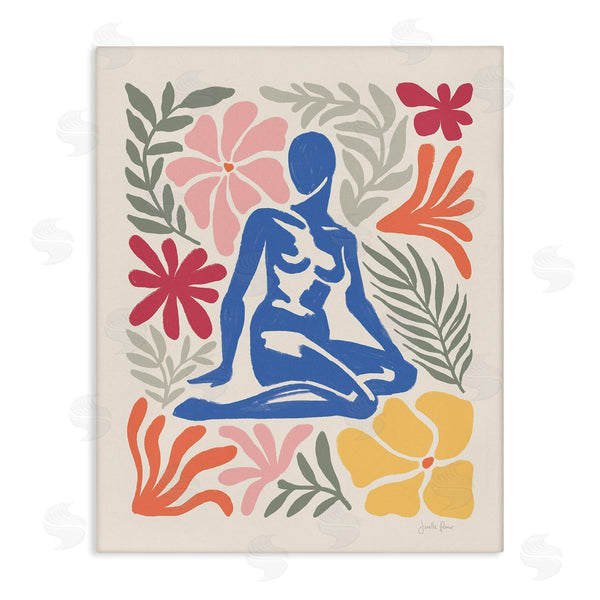 stupell industries Janelle Penner | Abstract Garden and Woman Wall Art