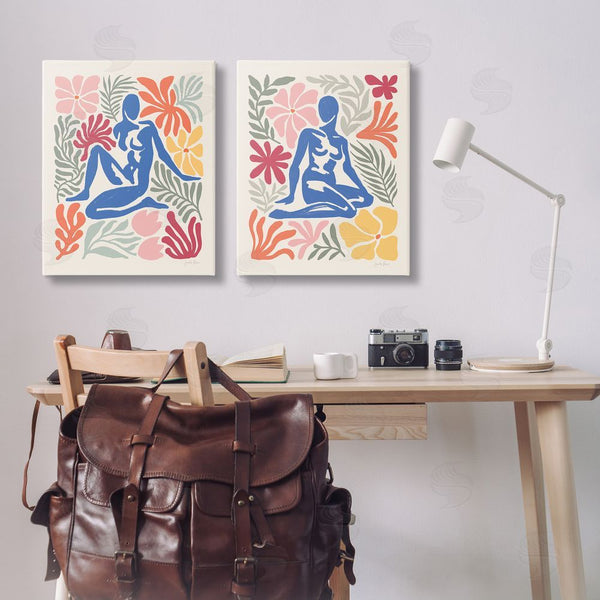 Stupell Industries Janelle Penner | Abstract Garden Female Figure Wall Art