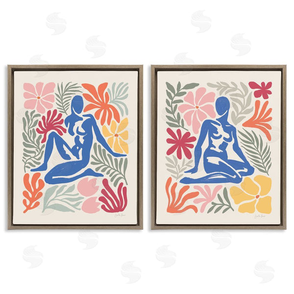 Stupell Industries Janelle Penner | Abstract Garden Female Figure Wall Art