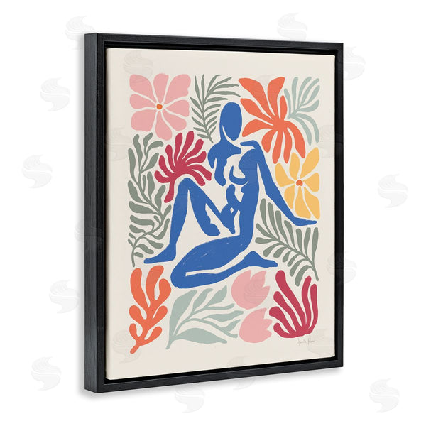 Stupell Industries Janelle Penner | Abstract Garden With Nude Wall Art