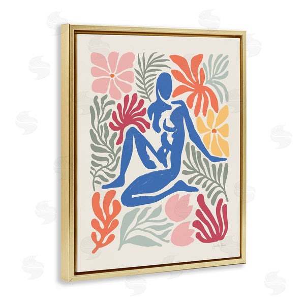 Stupell Industries Janelle Penner | Abstract Garden With Nude Wall Art