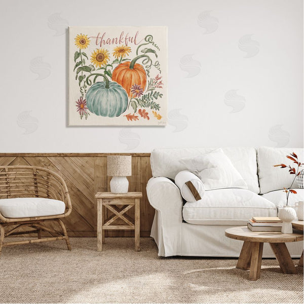 Stupell Industries Janelle Penner | Autumn Botanical Thankful Nature Wall Art