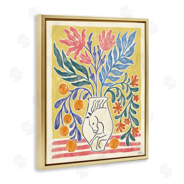 Stupell Industries Janelle Penner | Cyprus Oranges & Plant Still Life