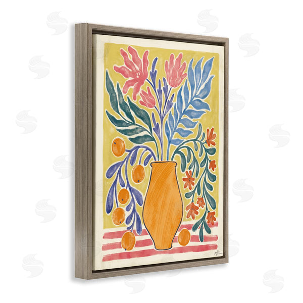 Stupell Industries Janelle Penner | Cyprus Oranges & Vase Still Life