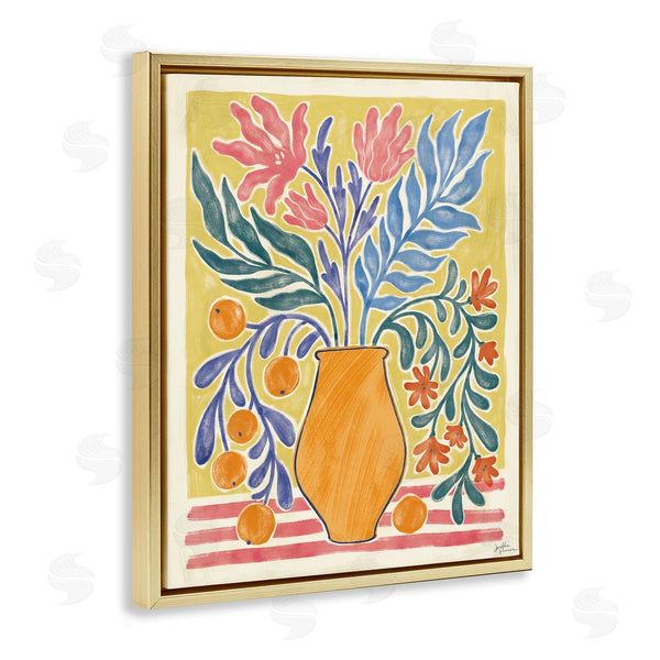 Stupell Industries Janelle Penner | Cyprus Oranges & Vase Still Life