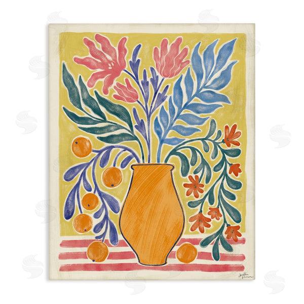 stupell industries Janelle Penner | Cyprus Oranges & Vase Still Life