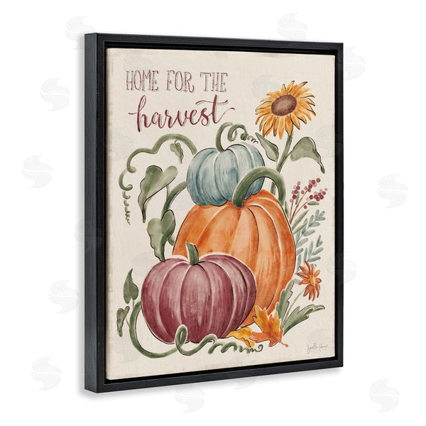 Stupell Industries Janelle Penner | Home For Harvest Cozy Autumnal Plants Botanical Flowers Wall Art