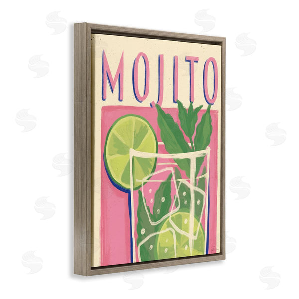 Stupell Industries Janelle Penner | Retro Mojito Cocktail