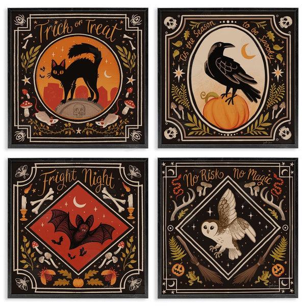 Stupell Industries Janelle Penner | Spooky Season Animals Wall Art