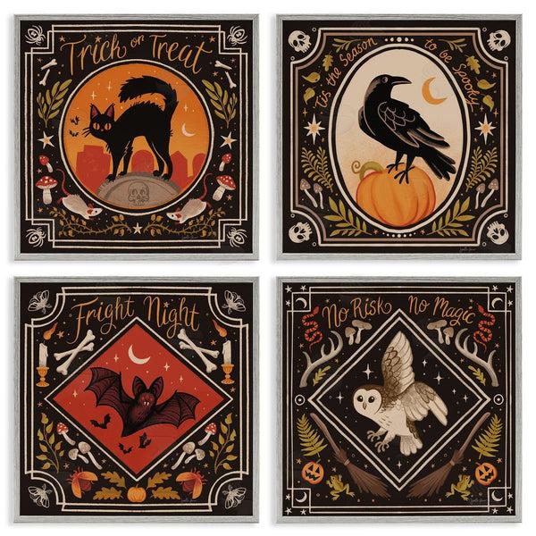 Stupell Industries Janelle Penner | Spooky Season Animals Wall Art