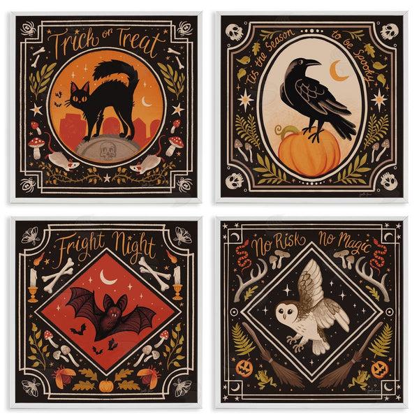 Stupell Industries Janelle Penner | Spooky Season Animals Wall Art