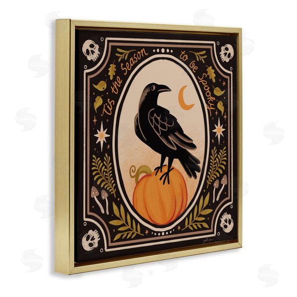 Stupell Industries Janelle Penner | Spooky Season Black Crow Wall Art