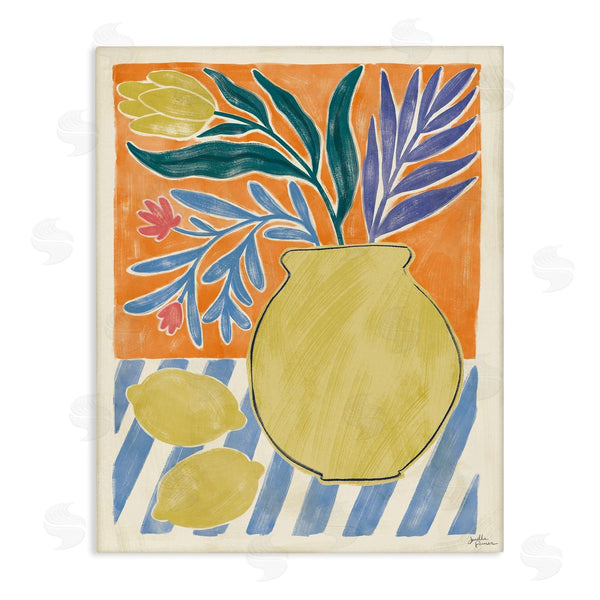 stupell industries Janelle Penner | Vase & Lemons Still Life