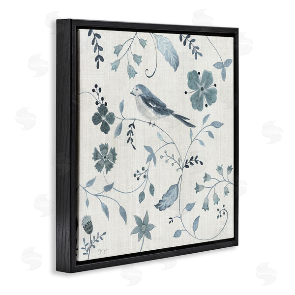 Stupell Industries Janet Tava | Bird With Patterned Botanicals