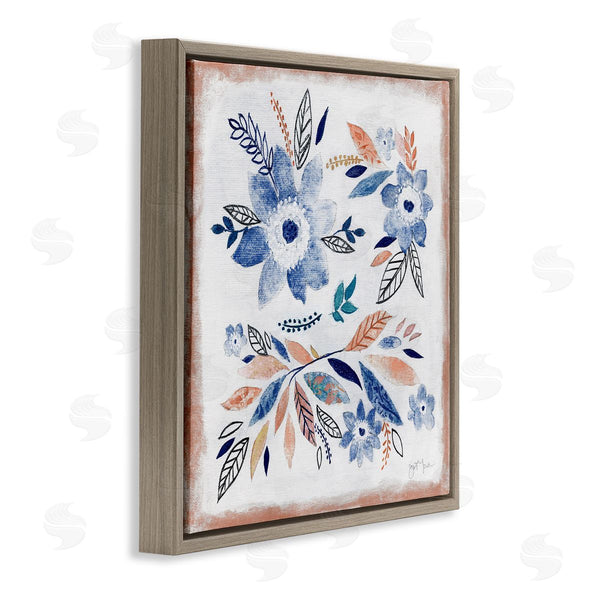 Stupell Industries Janet Tava | Boho Flower Leaf Arrangement Wall Art