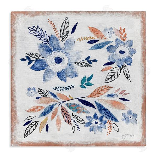 stupell industries Janet Tava | Boho Flower Leaf Arrangement Wall Art