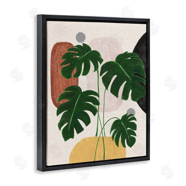 Stupell Industries Janet Tava | Boho Monstera With Shapes Wall Art