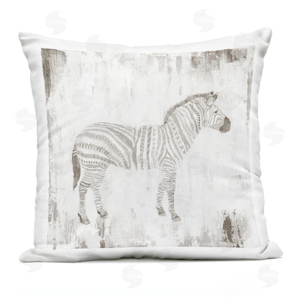 Stupell Industries Janet Tava | Boho Striped Zebra Printed Throw Pillow