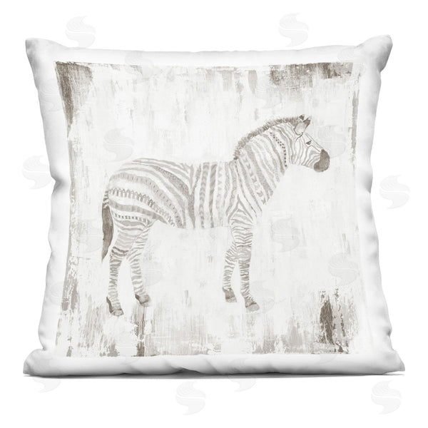stupell industries Janet Tava | Boho Striped Zebra Printed Throw Pillow