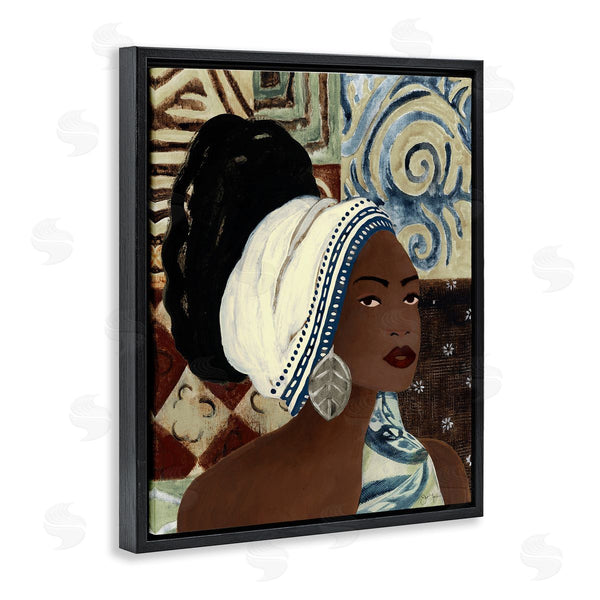 Stupell Industries Janet Tava | Classy Earth Tones Portrait