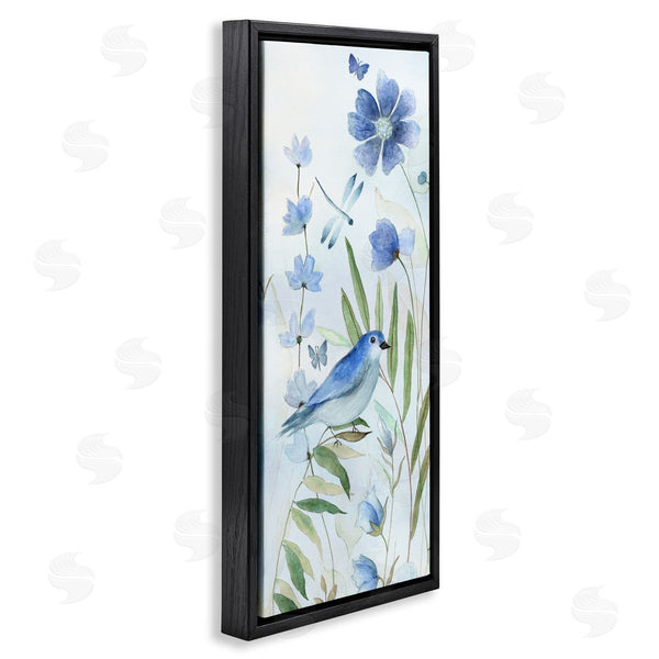 Stupell Industries Janet Tava | Cottage Botanicals & Blue Bird